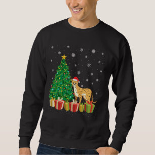 Jaguar Xmas Tree Lighting Santa Hat Jaguar Christm Sweatshirt