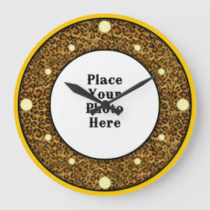 Jaguar Your Photo Wall Clock