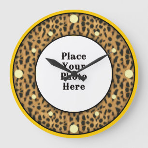 Jaguar Your Photo Wall Clock