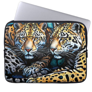 Jaguars art laptop sleeve