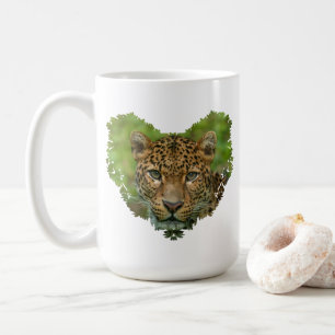 Jaguar's Intensity Heart Coffee Mug