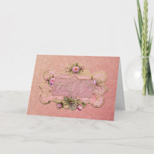 Jaguarwoman's "Rose Pink" Thank You Card