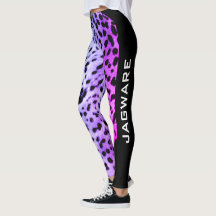 Jagware Electric Purple Print Leggings