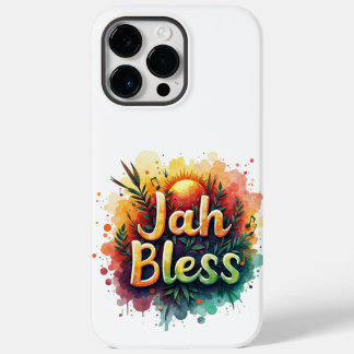 Jah Bless Reggae Watercolor Case Rasta Vibes Art