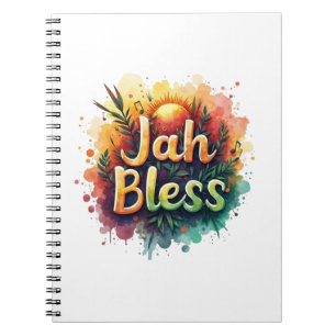 Jah Bless Reggae Watercolor Notebook