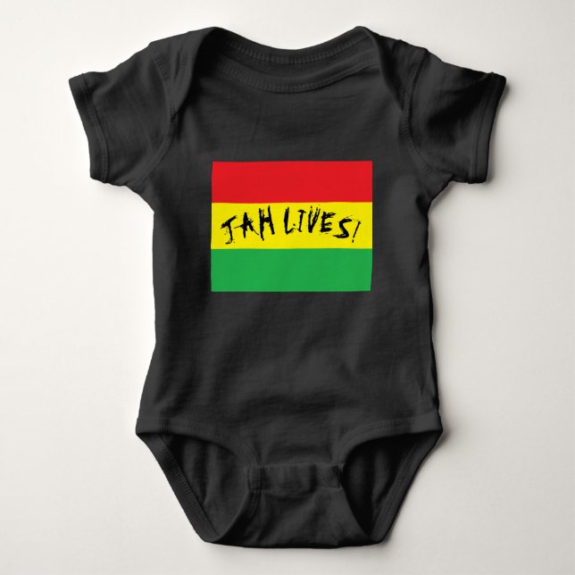 Jah Lives! Baby Bodysuit (Front)