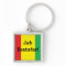 Jah Rastafari Design Rasta Keychain