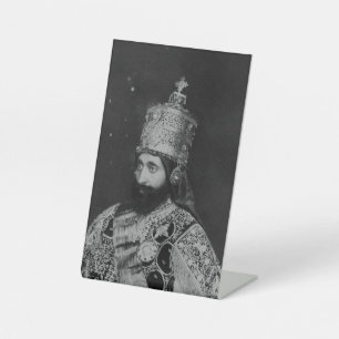 Jah Rastafari Haile Selassie Rasta Livity Roots Pedestal Sign