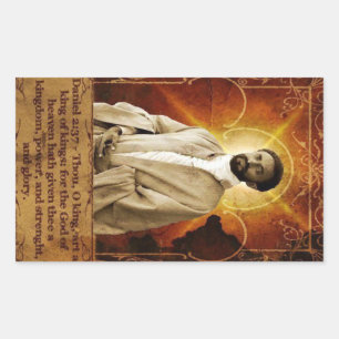 Jah Rastafari Rasta Livity INI One Love Roots Rectangular Sticker