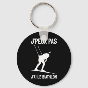 J'ai Biathlon Winter Sports Cross-country Skiing  Key Ring