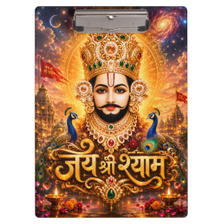 Jai Shri Khatu Shyam Ji Devotional Artwork Clipboard