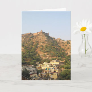 Jaigarh Fort (Victory Fort) near Jaipur, India Card