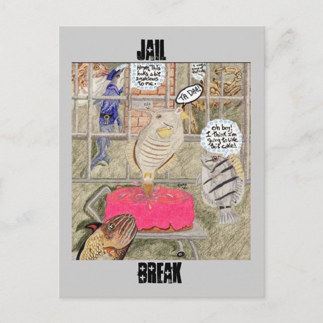 Jail Break Postcard (Front)