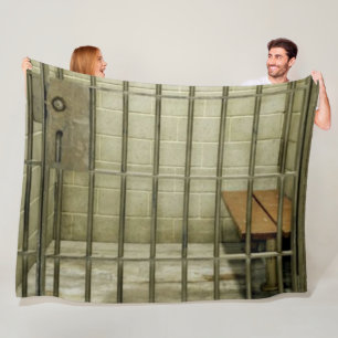 JAIL CELL FLEECE BLANKET