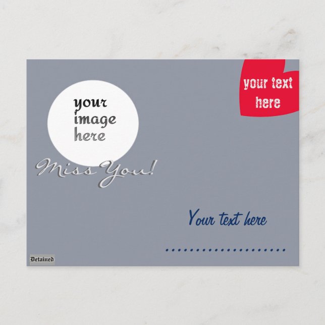 Jail Postcard for inmates (Front)