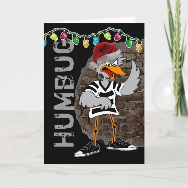 Jailbird Christmas Card (Front)