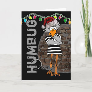 Jailbird Christmas Card