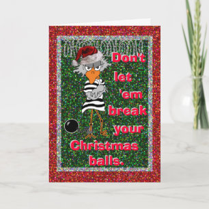 Jailbird: Christmas in prison Holiday Card