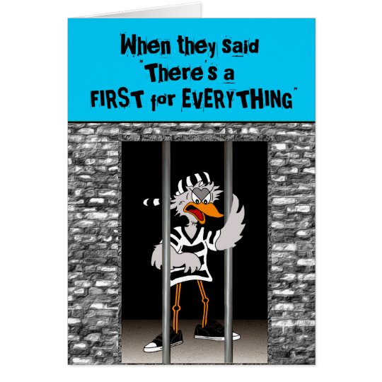 Jailbird Greeting card