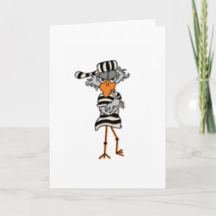 jailbird greeting card
