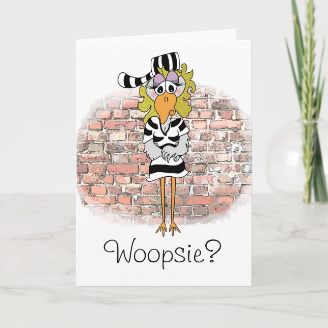 Jailbird Greeting card (Front)