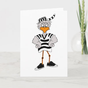 Jailbird Greeting Card