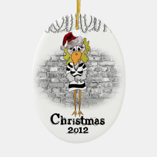 Jailbird ornament (female inmate)