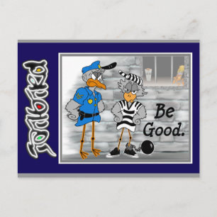 Jailbird Postcard