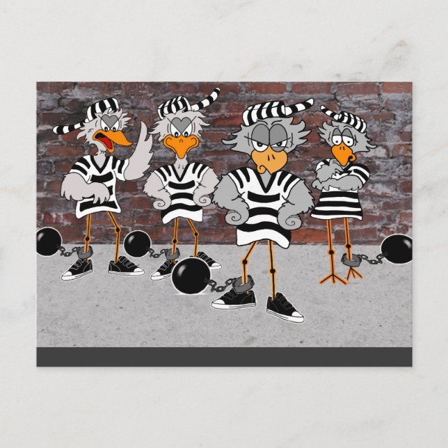 Jailbird Postcard (Front)
