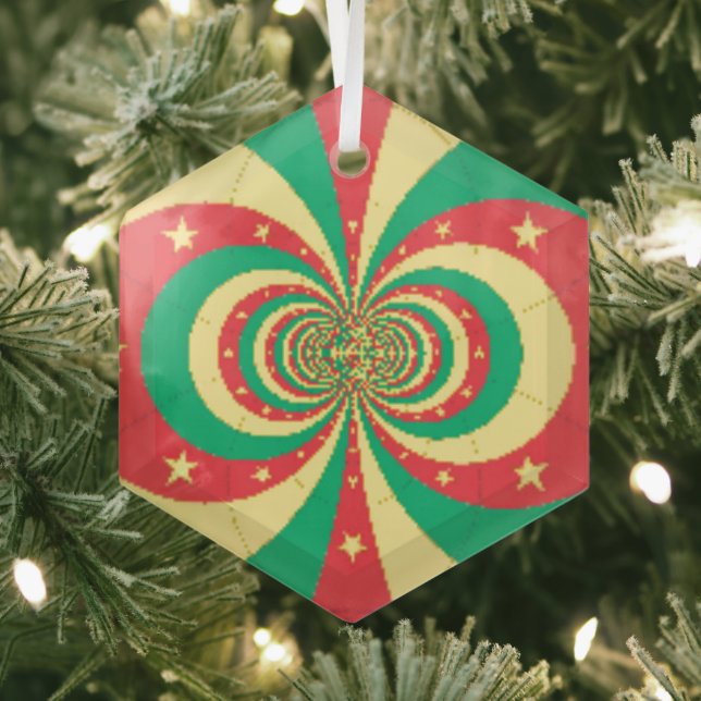 J'aime Cameroon Glass Tree Decoration (Insitu)