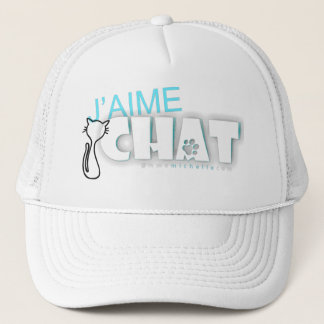 J'aime Chat avec Chat Trucker Hat