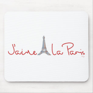 J'aime La Paris (I love Paris) Mouse Pad