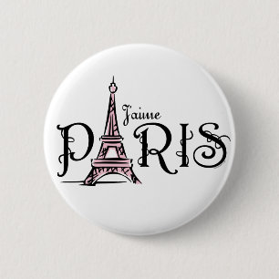 J'aime Paris Button