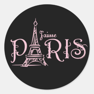 J'aime Paris (Dark) Sticker