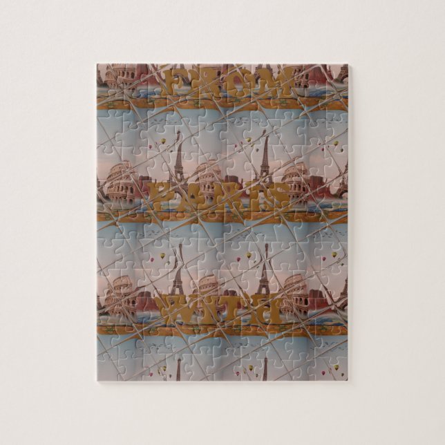 J'aime Paris ( I Love Paris ) Jigsaw Puzzle (Vertical)