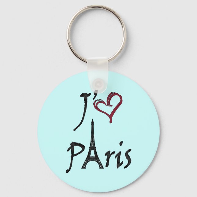 j'aime Paris Key Ring (Front)