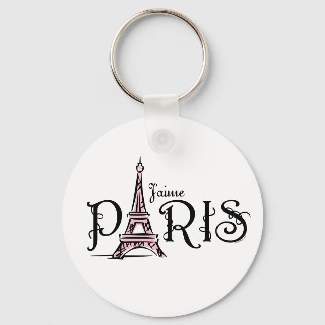 J'aime Paris Keychain (Front)