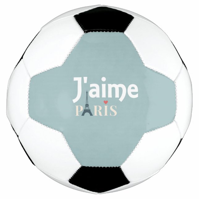 J'aime Paris Soccer Ball (Front)