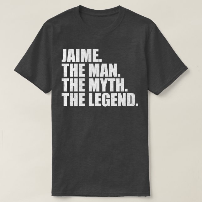 JaimeJaime Name Jaime given name T-Shirt (Design Front)