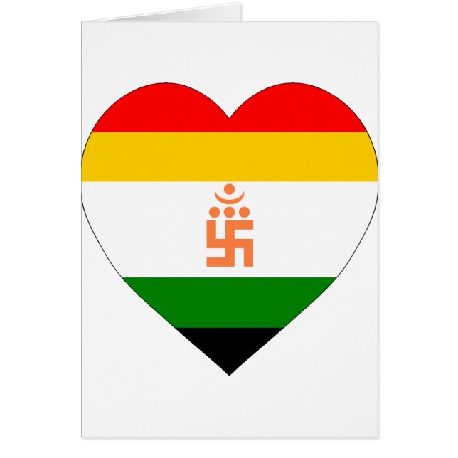 Jain Flag Heart (Front)