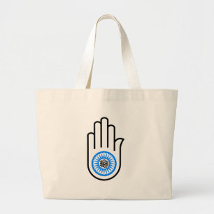 Jain Hand Large Tote Bag