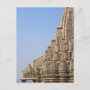 Jain temple in Chittorgarh Fort, India Postcard