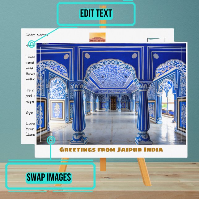 Jaipur City Place in Jaipur India Postcard (Please enjoy our postcard)