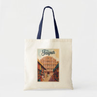 Jaipur India Hawa Mahal Illustration Travel Art