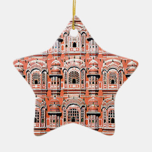 jaipur palace india ceramic tree decoration