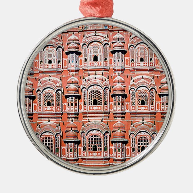 jaipur palace india metal ornament (Front)