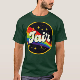 Jair Rainbow In Space Vintage Style T-Shirt