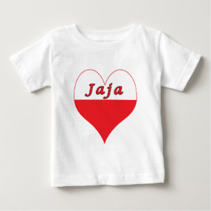 Jaja Polish Heart Baby T-Shirt