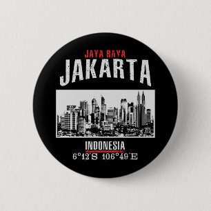 Jakarta 6 Cm Round Badge