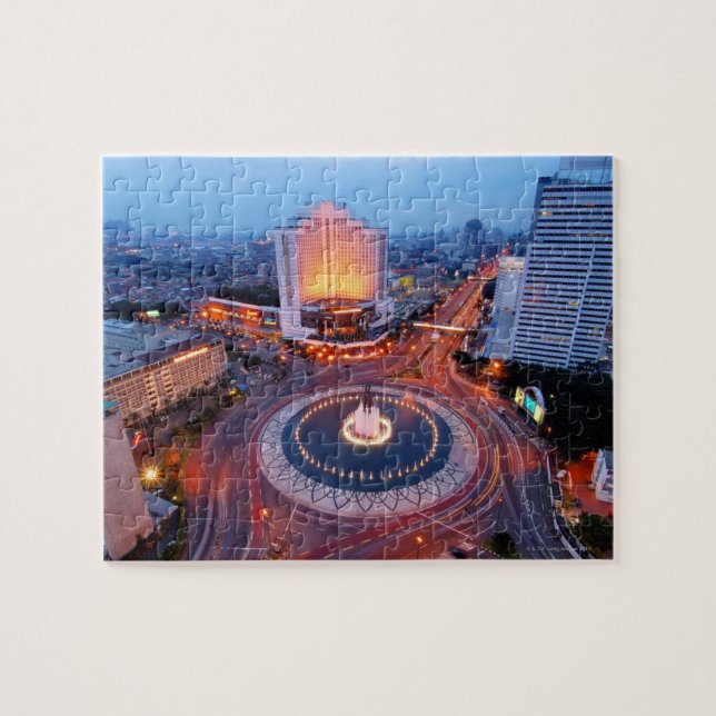 Jakarta Cityscape Jigsaw Puzzle (Horizontal)